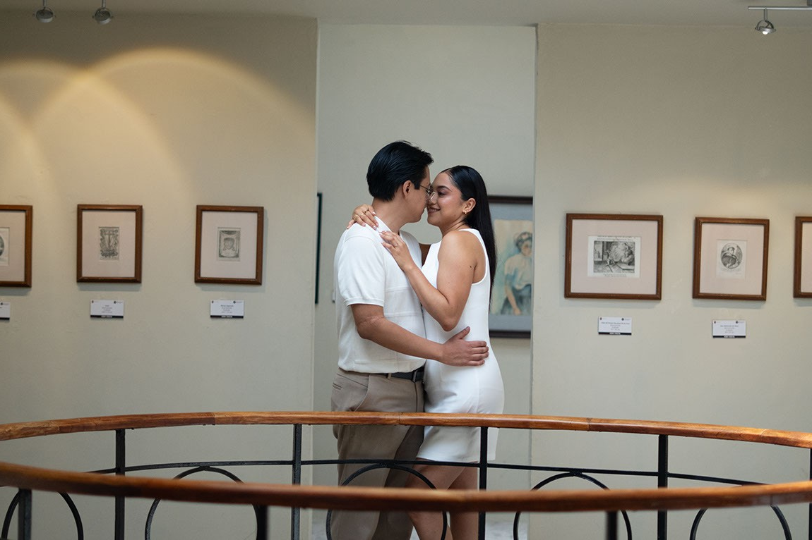 Foto artística de la pareja